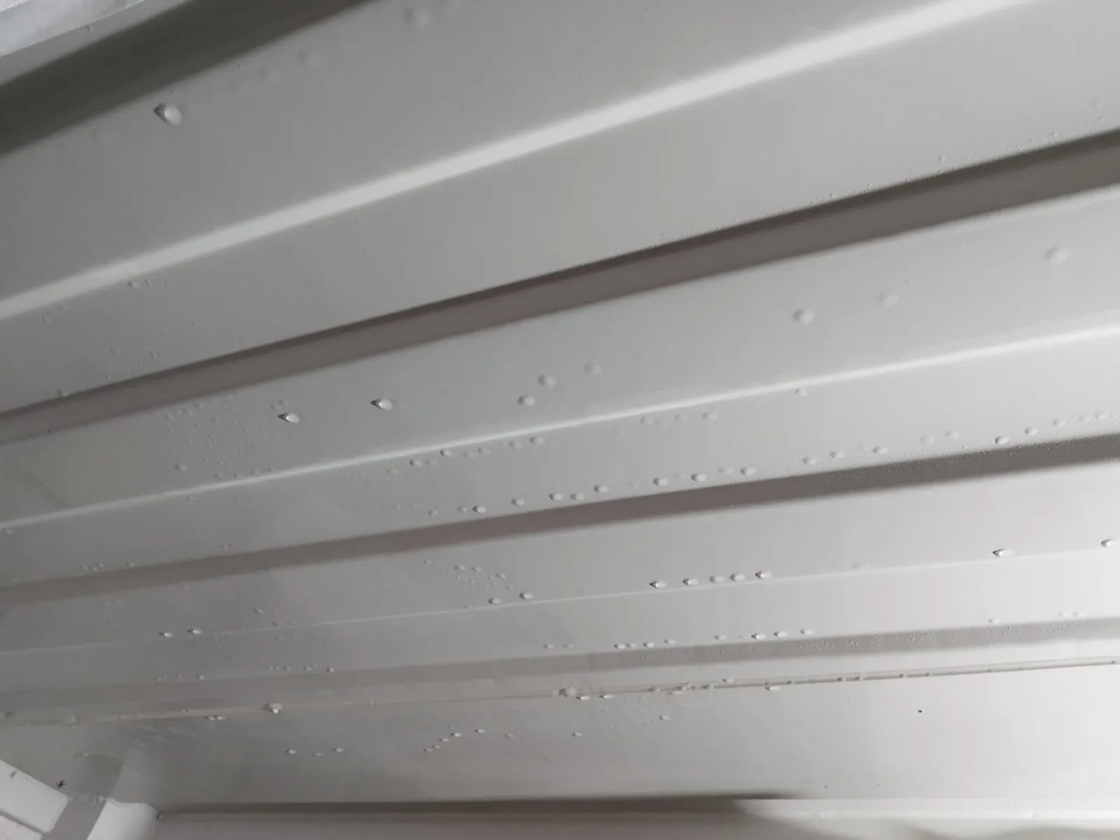 Condensation dans un conteneur